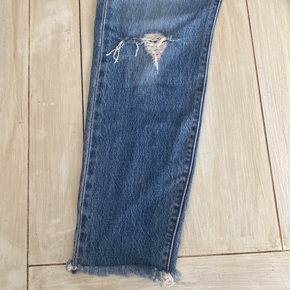 Levi’s Premium Denim Wedgie Blue Jeans Distressed 26 - Picture 5 of 8